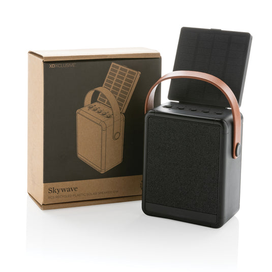 Skywave RCS recycled plastic solar speaker 12W - Custom Wood Designs