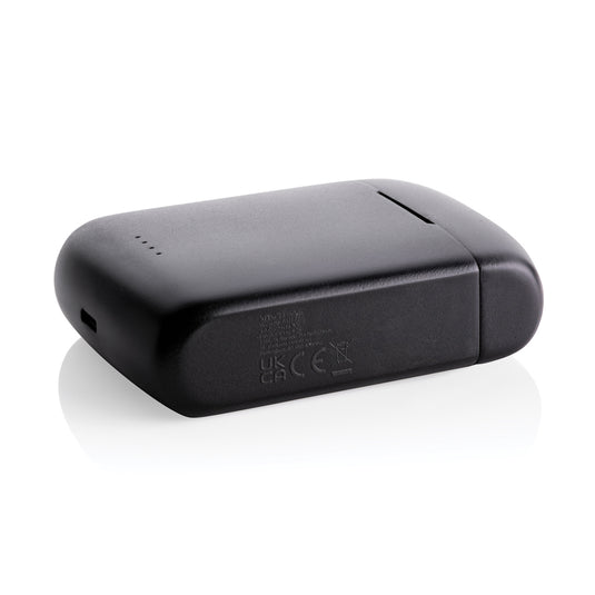 Skywave RCS recycled plastic solar earbuds - Custom Wood Designs