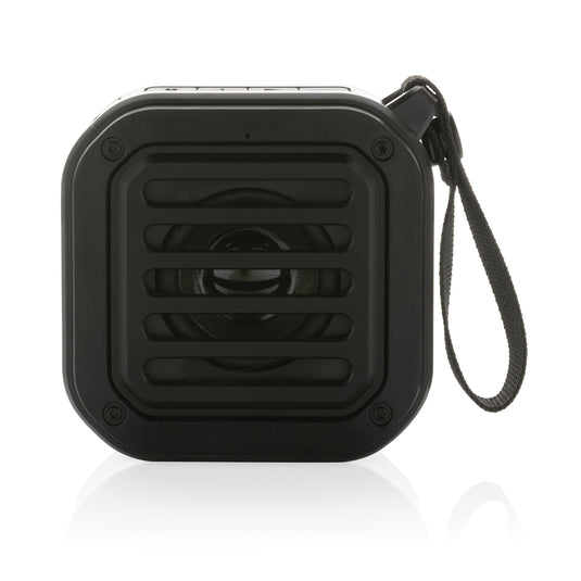 3W RCS recycled plastic wireless sunwave solar speaker - Custom Wood Designs