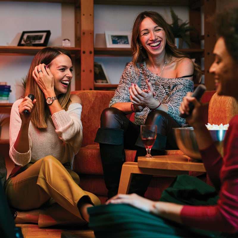 Load image into Gallery viewer, Singvibe RCS recycled plastic karaoke set with double mic - Custom Wood Designs
