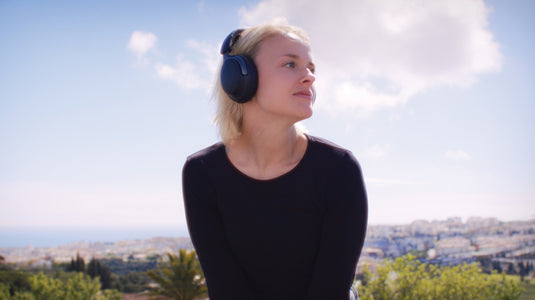 Soundpro RCS recycled plastic ANC headphone - Custom Wood Designs