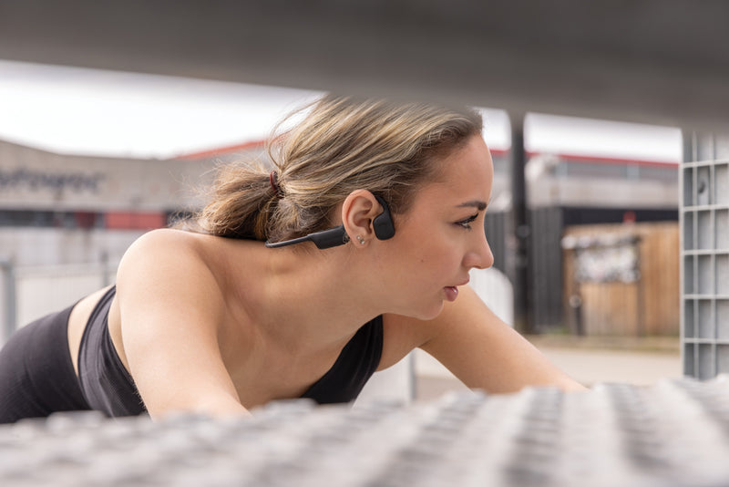 Load image into Gallery viewer, Urban Vitamin Glendale RCS rplastic air conductive headphone - Custom Wood Designs
