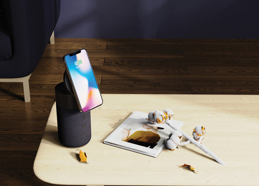 Urban Vitamin Anaheim RCS recycled 10W speaker 15W charger - Custom Wood Designs