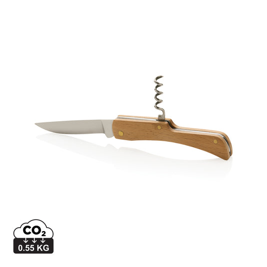 Wooden knife with bottle opener - Custom Wood Designs
