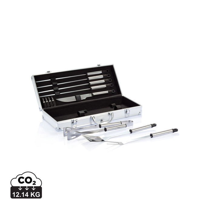 12 pcs barbecue set in aluminium box - Custom Wood Designs