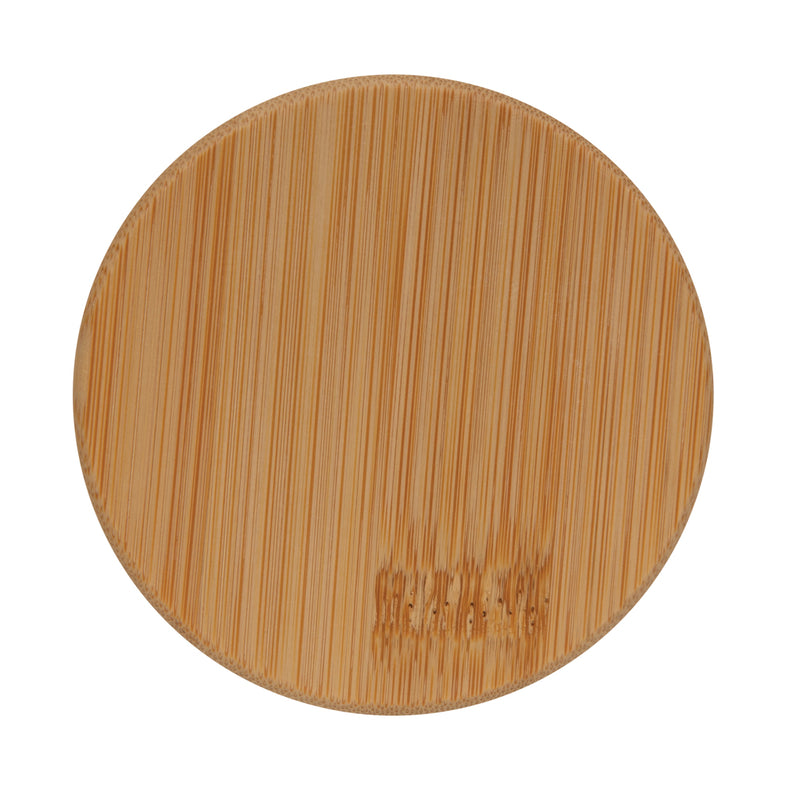 Load image into Gallery viewer, Double wall borosilicate glass with bamboo lid 250ml 2pc set - Custom Wood Designs
