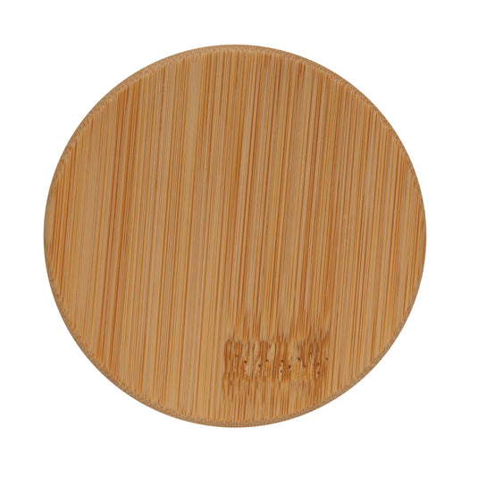 Double wall borosilicate glass with bamboo lid 350ml - Custom Wood Designs