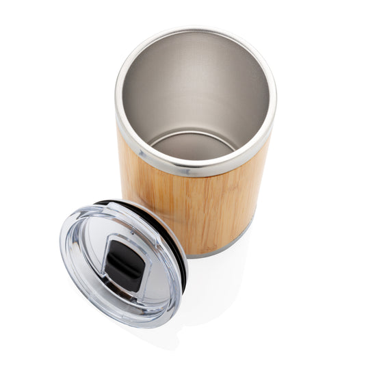 Bamboo coffee to go tumbler - Custom Wood Designs