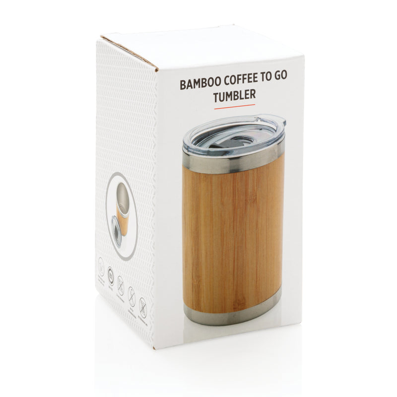 Load image into Gallery viewer, Bamboo coffee to go tumbler - Custom Wood Designs
