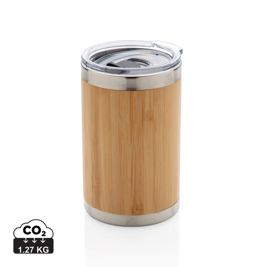 Bamboo coffee to go tumbler - Custom Wood Designs