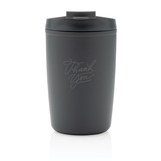 GRS Recycled PP tumbler with flip lid - Custom Wood Designs