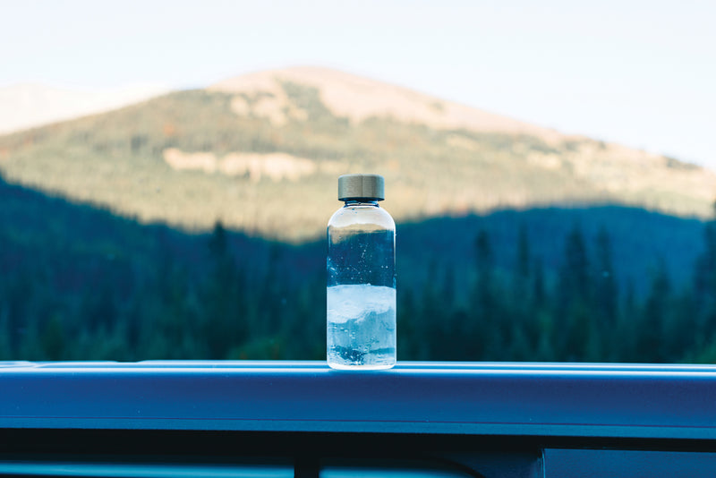 Load image into Gallery viewer, RCS RPET bottle with bamboo lid - Custom Wood Designs
