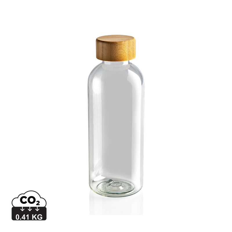 Load image into Gallery viewer, RCS RPET bottle with bamboo lid - Custom Wood Designs
