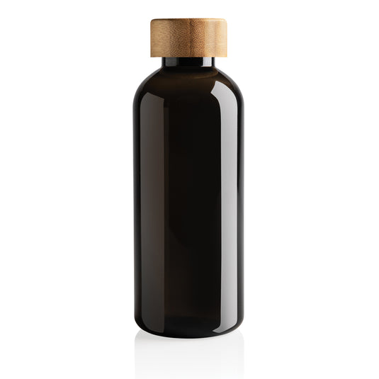 RCS RPET bottle with bamboo lid - Custom Wood Designs