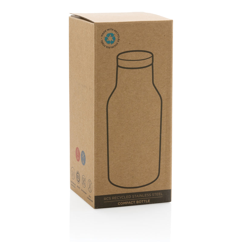 Load image into Gallery viewer, RCS Recycled stainless steel compact bottle - Custom Wood Designs
