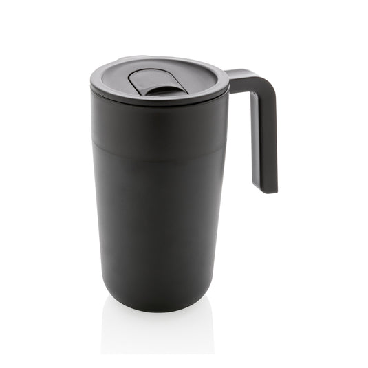GRS Recycled PP and SS mug with handle - Custom Wood Designs
