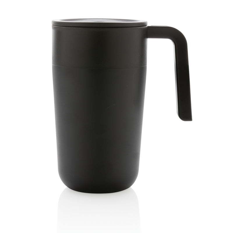 Load image into Gallery viewer, GRS Recycled PP and SS mug with handle - Custom Wood Designs
