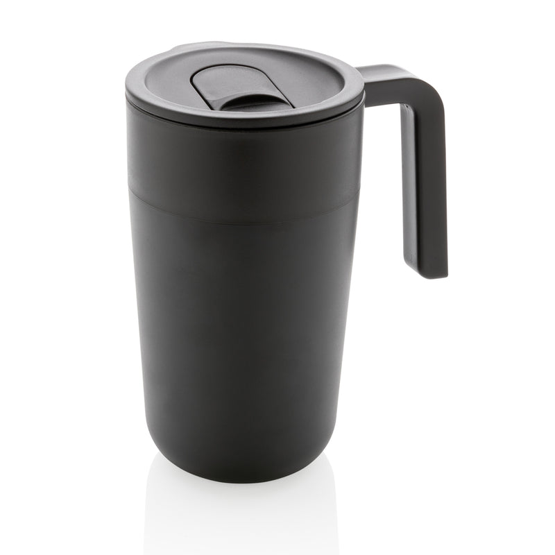 Load image into Gallery viewer, GRS Recycled PP and SS mug with handle - Custom Wood Designs
