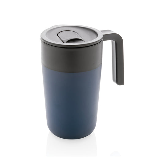 GRS Recycled PP and SS mug with handle - Custom Wood Designs