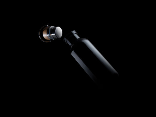 RCS RPET bottle with bamboo lid and handle - Custom Wood Designs