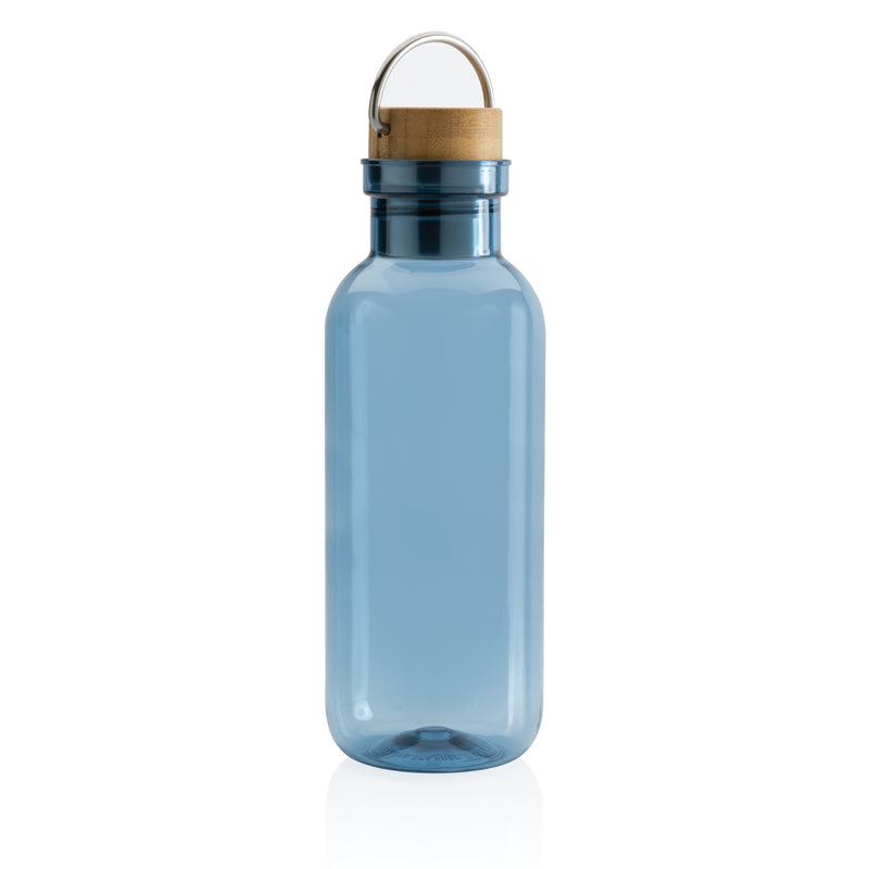 Load image into Gallery viewer, RCS RPET bottle with bamboo lid and handle - Custom Wood Designs
