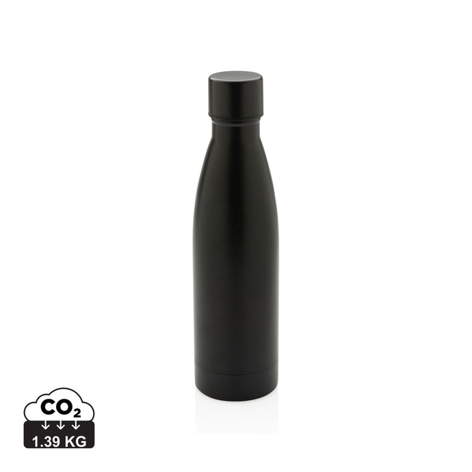 RCS Recycled stainless steel solid vacuum bottle - Custom Wood Designs
