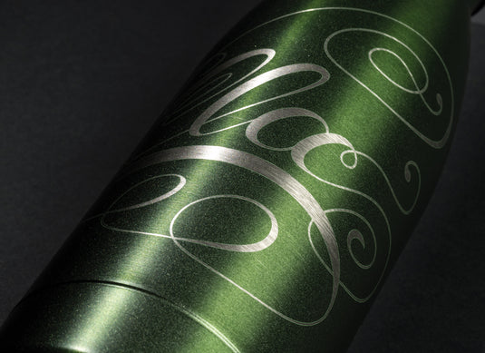 RCS Recycled stainless steel solid vacuum bottle - Custom Wood Designs