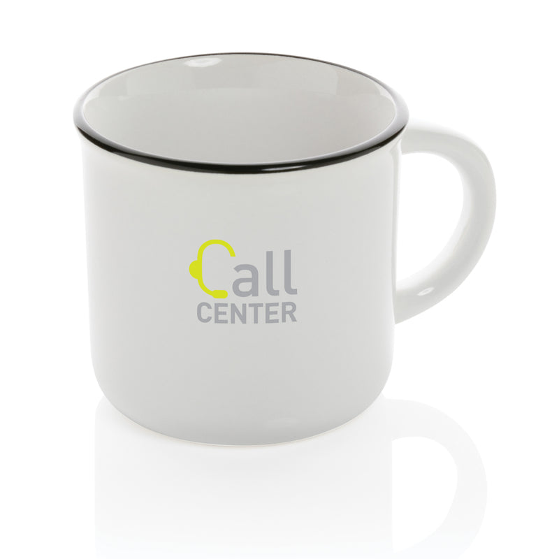 Load image into Gallery viewer, Vintage ceramic mug 280ml - Custom Wood Designs
