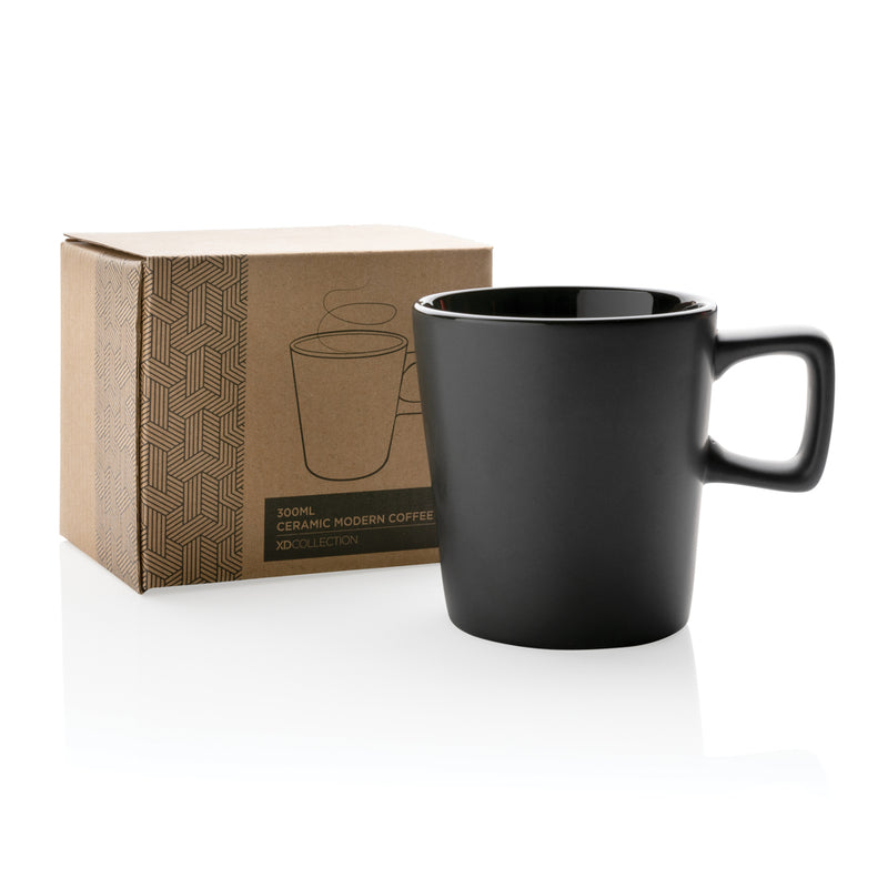 Load image into Gallery viewer, Ceramic modern coffee mug 300ml - Custom Wood Designs
