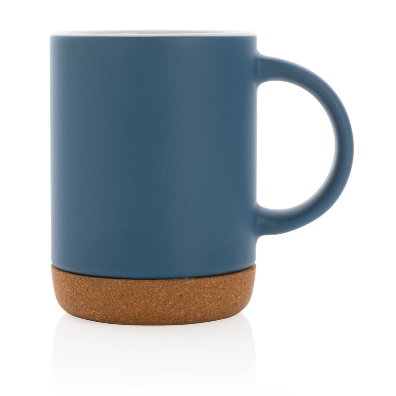 Load image into Gallery viewer, Ceramic mug with cork base 280ml - Custom Wood Designs
