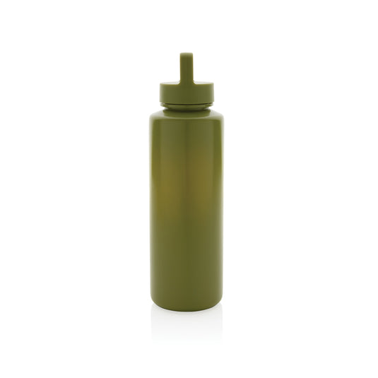 RCS certified recycled PP water bottle with handle - Custom Wood Designs
