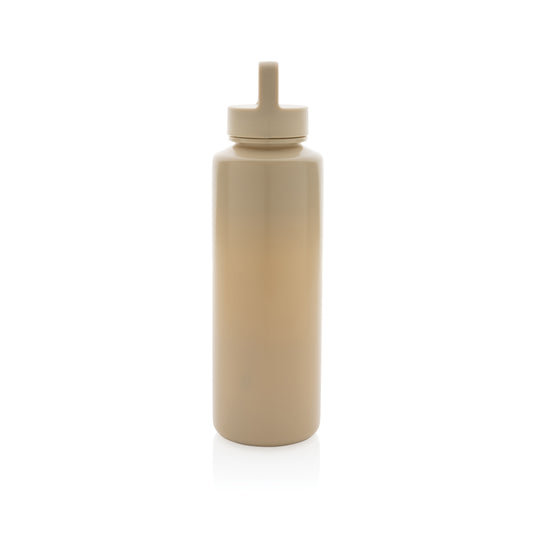 RCS certified recycled PP water bottle with handle - Custom Wood Designs