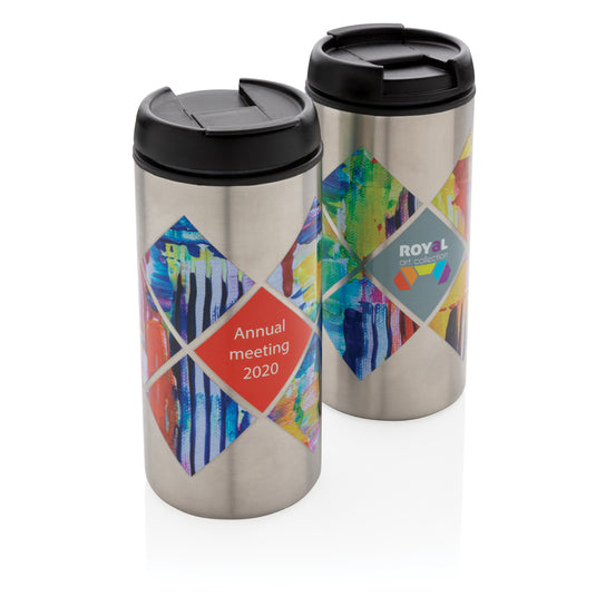 Metro RCS Recycled stainless steel tumbler - Custom Wood Designs
