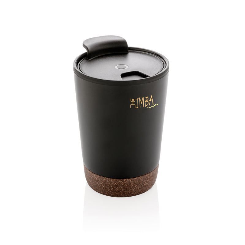 Load image into Gallery viewer, GRS RPP stainless steel cork coffee tumbler - Custom Wood Designs
