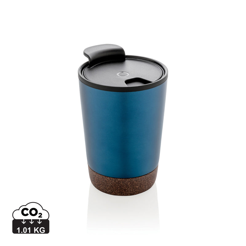 Load image into Gallery viewer, GRS RPP stainless steel cork coffee tumbler - Custom Wood Designs
