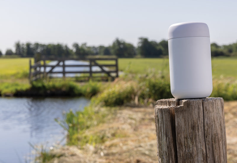 Load image into Gallery viewer, Brew RCS certified recycled stainless steel vacuum tumbler - Custom Wood Designs
