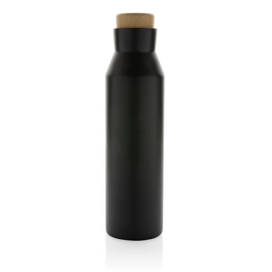 Gaia RCS certified recycled stainless steel vacuum bottle - Custom Wood Designs