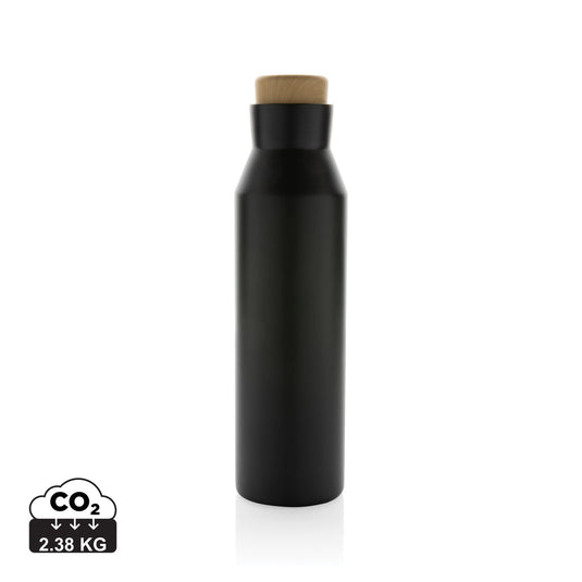 Gaia RCS certified recycled stainless steel vacuum bottle - Custom Wood Designs