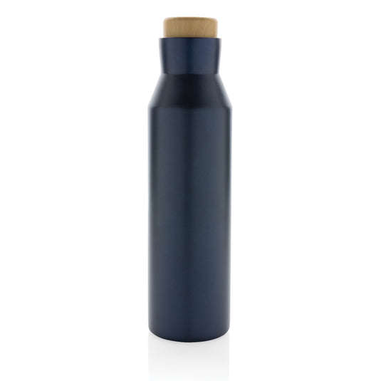 Gaia RCS certified recycled stainless steel vacuum bottle - Custom Wood Designs