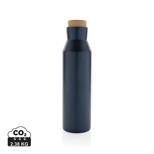 Gaia RCS certified recycled stainless steel vacuum bottle - Custom Wood Designs