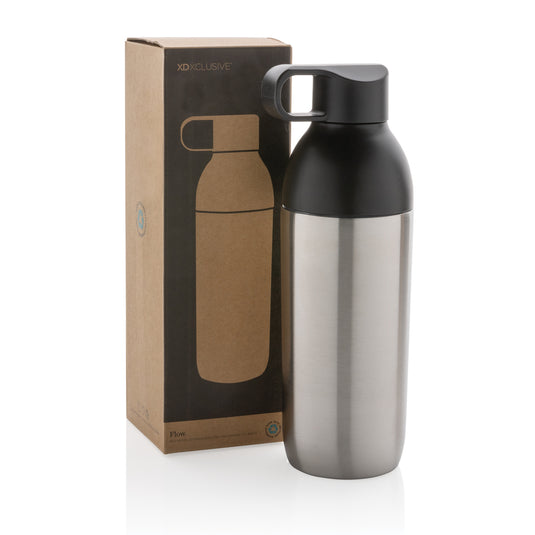 Flow RCS recycled stainless steel vacuum bottle - Custom Wood Designs