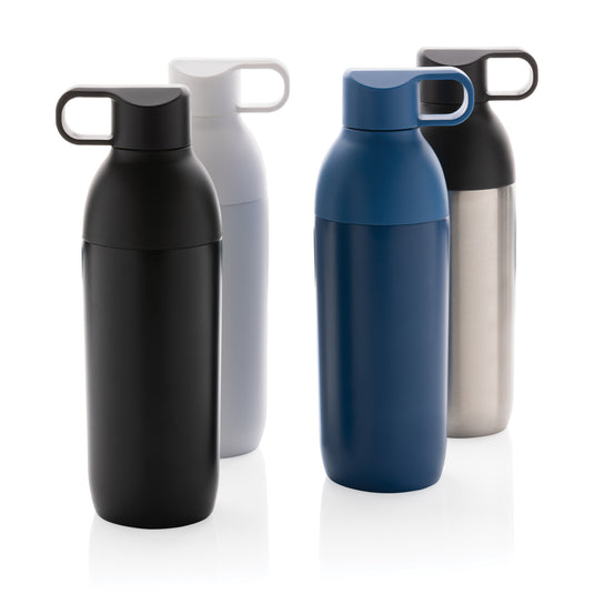Flow RCS recycled stainless steel vacuum bottle - Custom Wood Designs