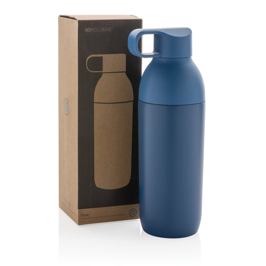 Flow RCS recycled stainless steel vacuum bottle - Custom Wood Designs