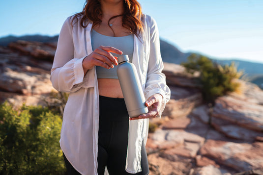 RCS Recycled stainless steel Impact vacuum bottle - Custom Wood Designs