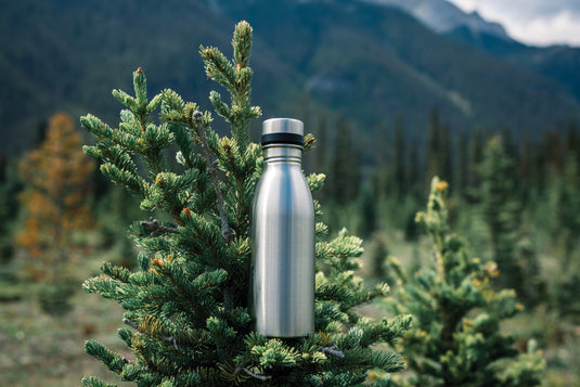 RCS Recycled stainless steel deluxe water bottle - Custom Wood Designs