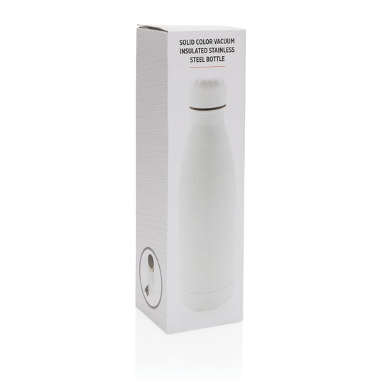 Solid colour vacuum stainless steel bottle 500 ml - Custom Wood Designs