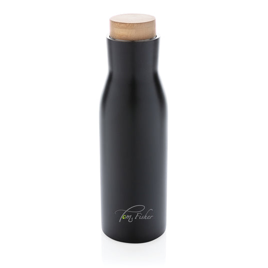 Clima leakproof vacuum bottle with steel lid - Custom Wood Designs