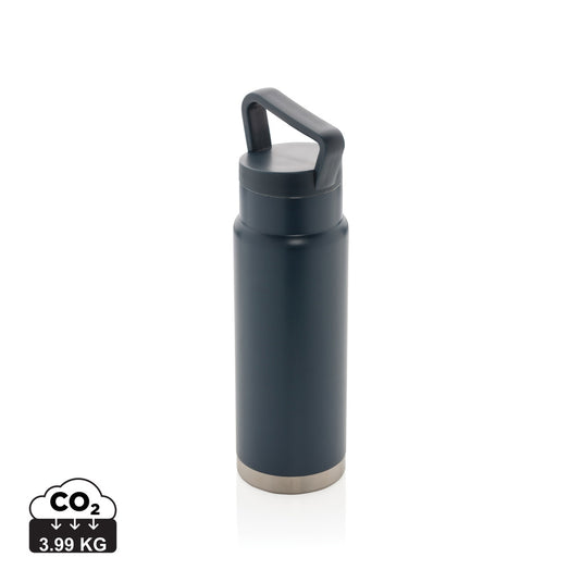 Leakproof vacuum on-the-go bottle with handle - Custom Wood Designs