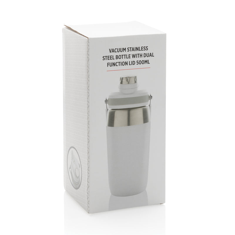 Load image into Gallery viewer, Vacuum stainless steel dual function lid bottle 500ml - Custom Wood Designs
