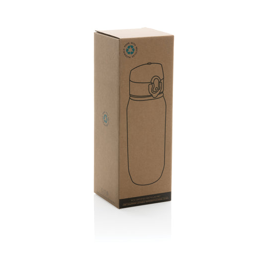 Yide RCS Recycled PET leakproof lockable waterbottle 600ml - Custom Wood Designs